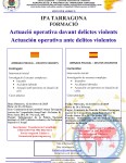 JORNADA FORMATIVA SOBRE: DELICTES VIOLENTS