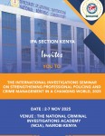 IPA Kenya – International Training Seminar