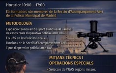 Curs de normativa i operativa policial amb UAS (Drons)