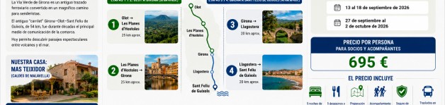 RUTA DE SENDERISME VIA VERDA DE GIRONA