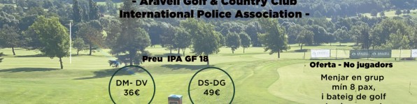 Conveni col·laboració IPA – Aravell Golf & Country Club
